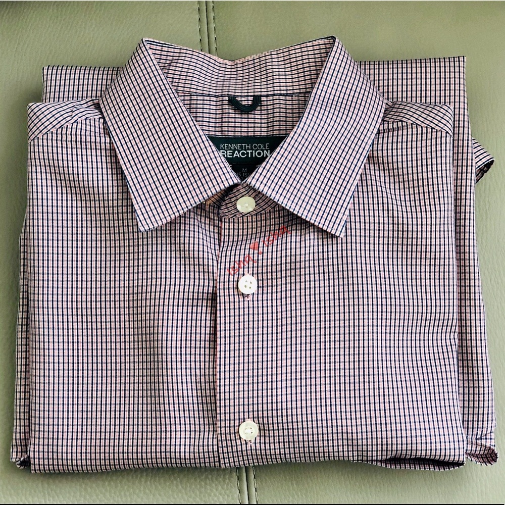 KENNETH COLE REACTION Regular Fit Non-Iron Shirt